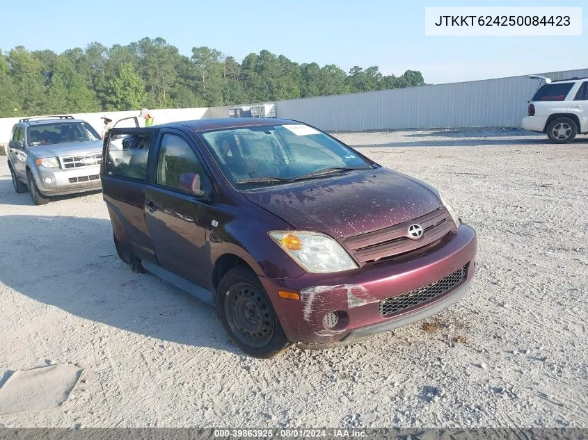 2005 Scion Xa VIN: JTKKT624250084423 Lot: 39863925