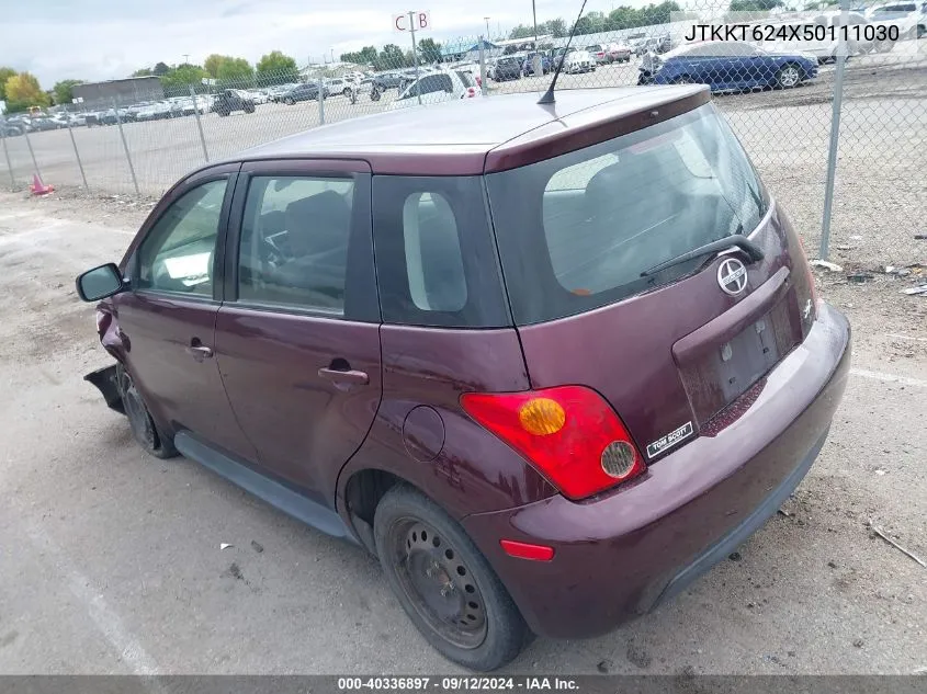 2005 Scion Xa VIN: JTKKT624X50111030 Lot: 40336897