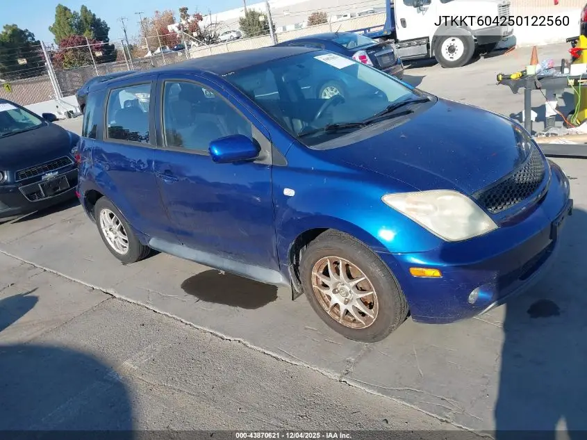 JTKKT604250122560 2005 Scion Xa