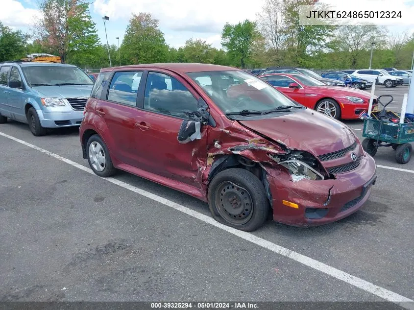 2006 Scion Xa VIN: JTKKT624865012324 Lot: 39325294