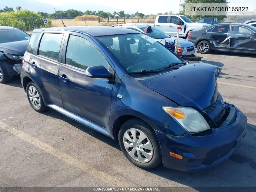 2006 Scion Xa VIN: JTKKT624360165822 Lot: 39860790