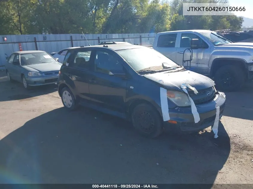 JTKKT604260150666 2006 Scion Xa