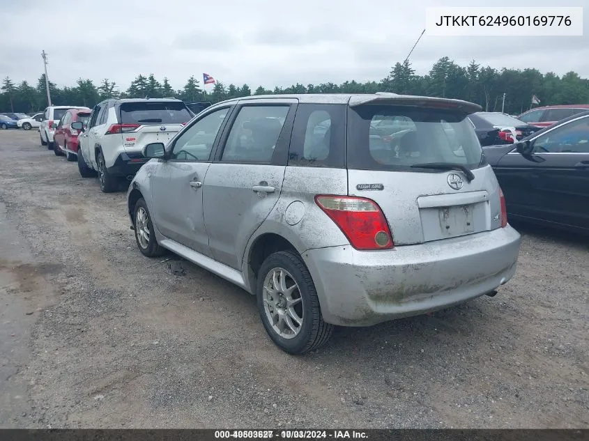 2006 Scion Xa VIN: JTKKT624960169776 Lot: 40503627