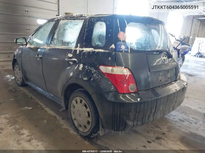 JTKKT604365005591 2006 Scion Xa