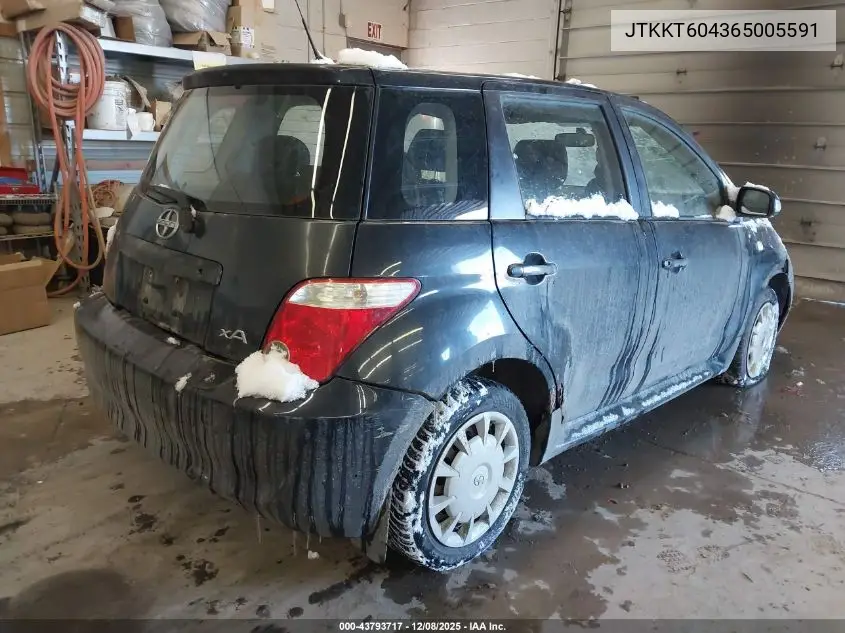JTKKT604365005591 2006 Scion Xa