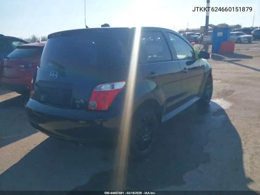 JTKKT624660151879 2006 Scion Xa