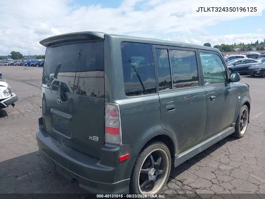 JTLKT324350196125 2005 Scion Xb