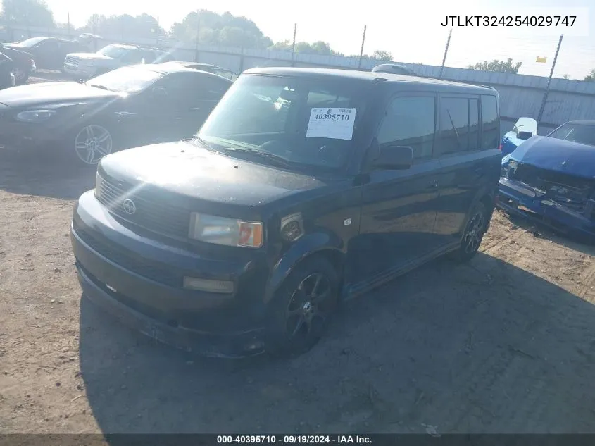 JTLKT324254029747 2005 Scion Xb