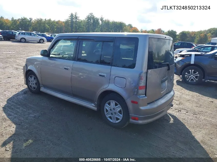 2005 Scion Xb VIN: JTLKT324850213324 Lot: 40528685