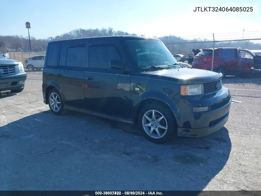 2006 Scion Xb VIN: JTLKT324064085025 Lot: 39387422