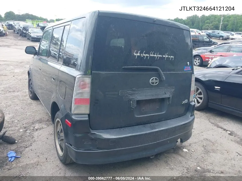 JTLKT324664121204 2006 Scion Xb