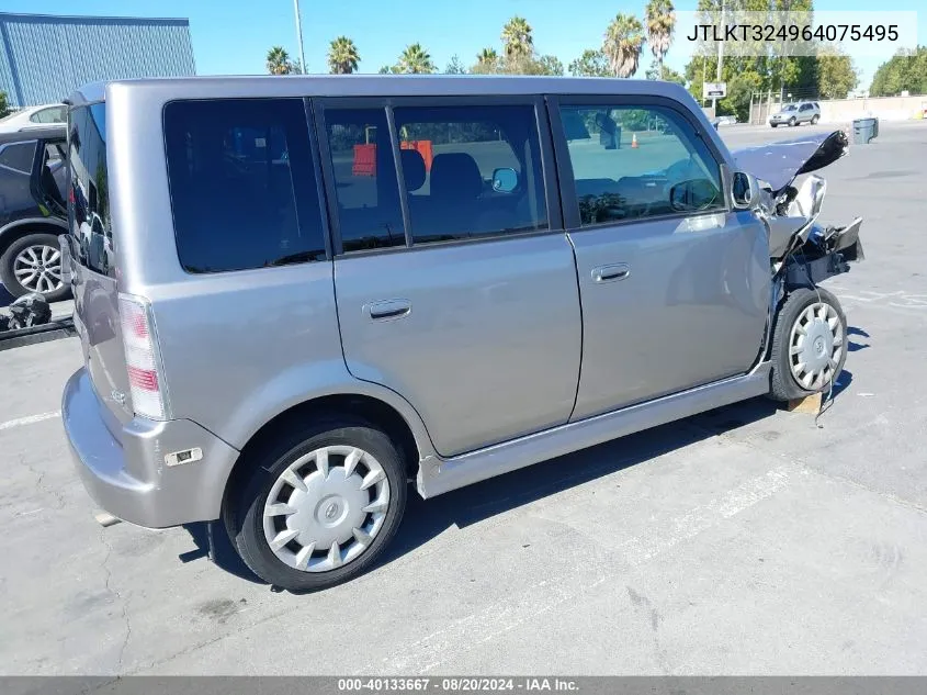 JTLKT324964075495 2006 Scion Xb