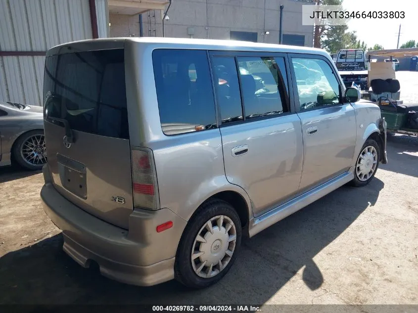 JTLKT334664033803 2006 Scion Xb