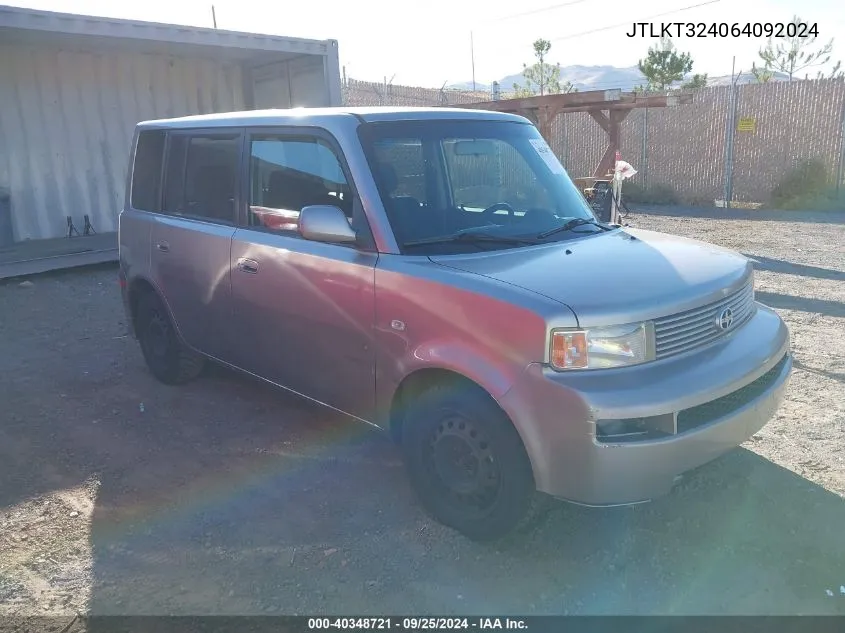 JTLKT324064092024 2006 Scion Xb