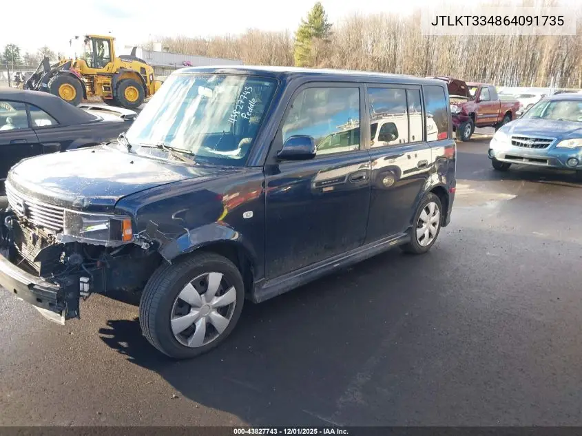 JTLKT334864091735 2006 Scion Xb