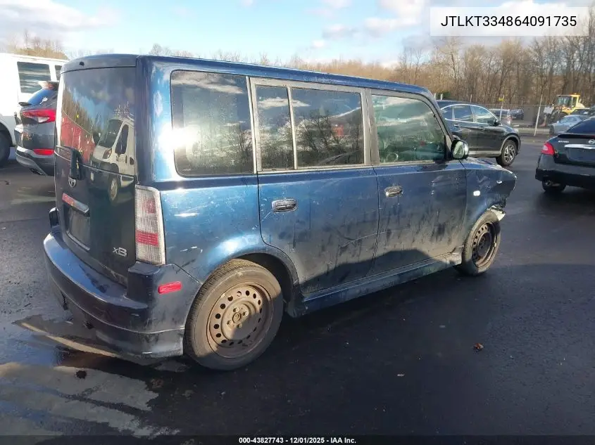 JTLKT334864091735 2006 Scion Xb