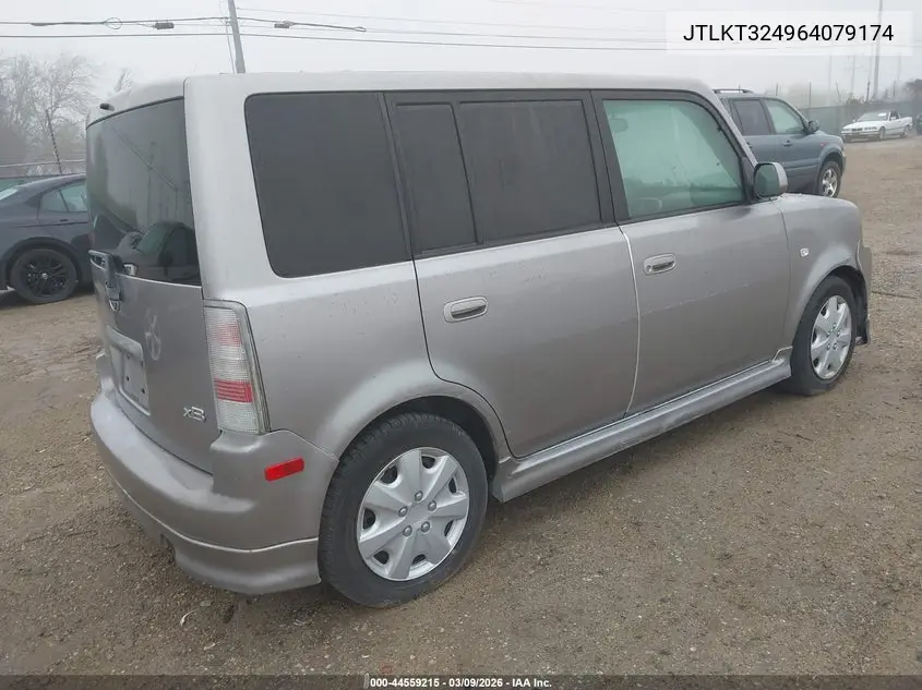 2006 Scion Xb VIN: JTLKT324964079174 Lot: 44559215