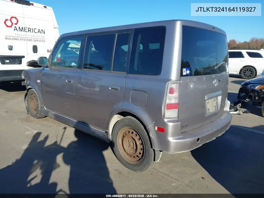 JTLKT324164119327 2006 Scion Xb