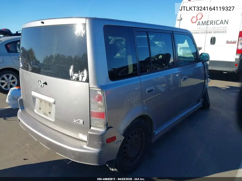 JTLKT324164119327 2006 Scion Xb