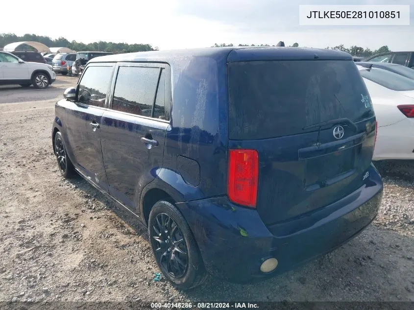 JTLKE50E281010851 2008 Scion Xb