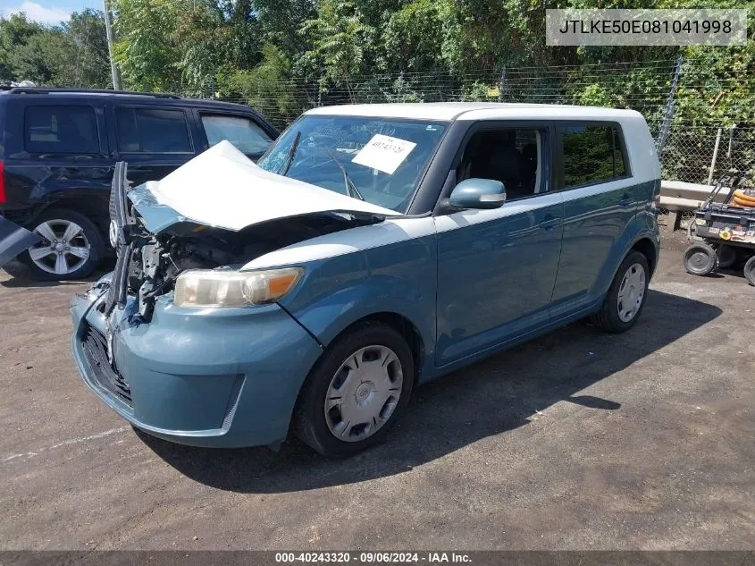 JTLKE50E081041998 2008 Scion Xb