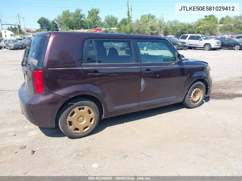 JTLKE50E581029412 2008 Scion Xb