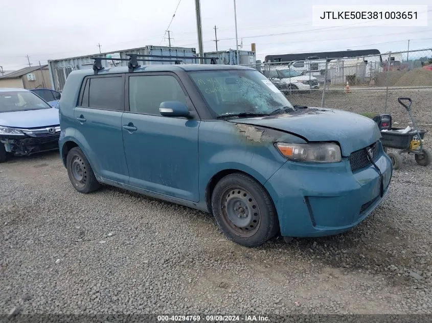 JTLKE50E381003651 2008 Scion Xb