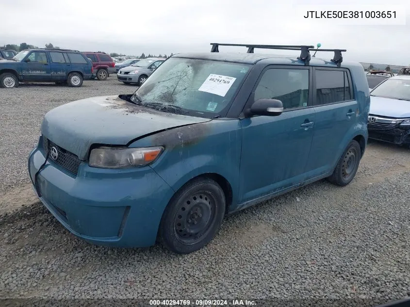 JTLKE50E381003651 2008 Scion Xb