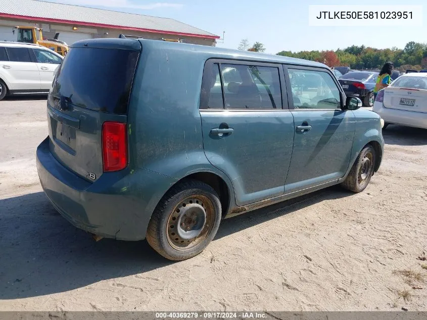 JTLKE50E581023951 2008 Scion Xb