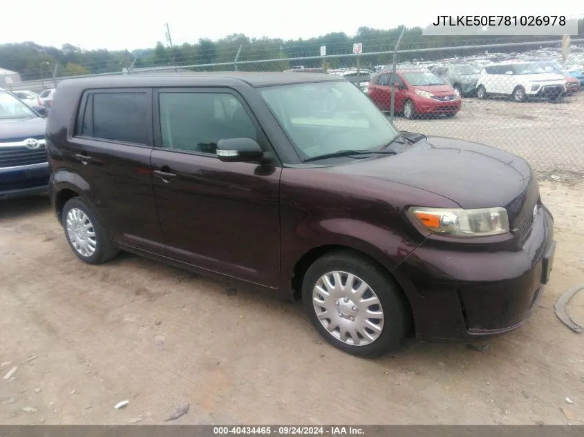 JTLKE50E781026978 2008 Scion Xb