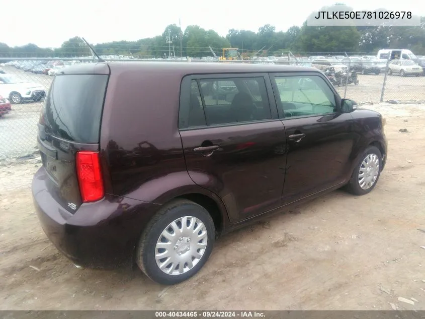 JTLKE50E781026978 2008 Scion Xb