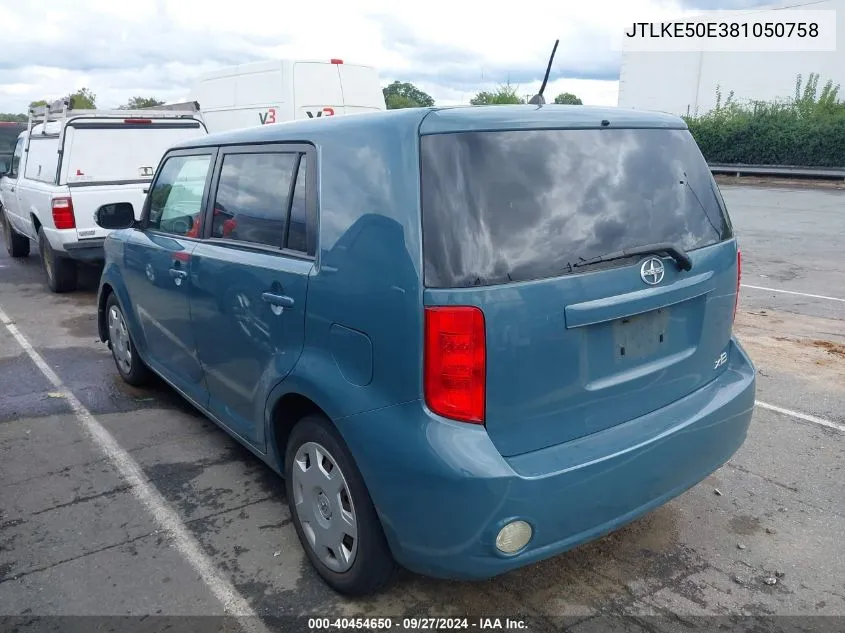 JTLKE50E381050758 2008 Scion Xb