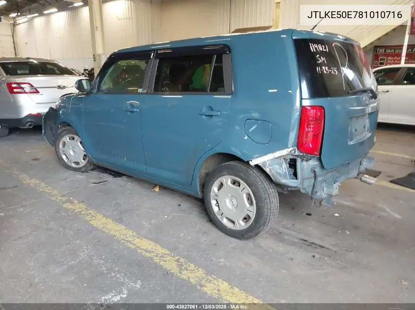 JTLKE50E781010716 2008 Scion Xb
