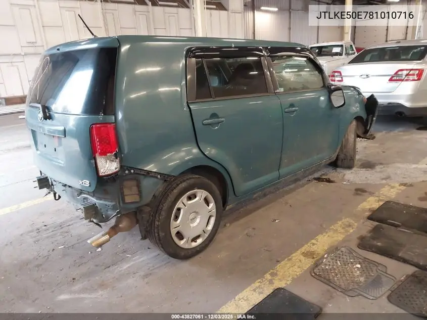 JTLKE50E781010716 2008 Scion Xb