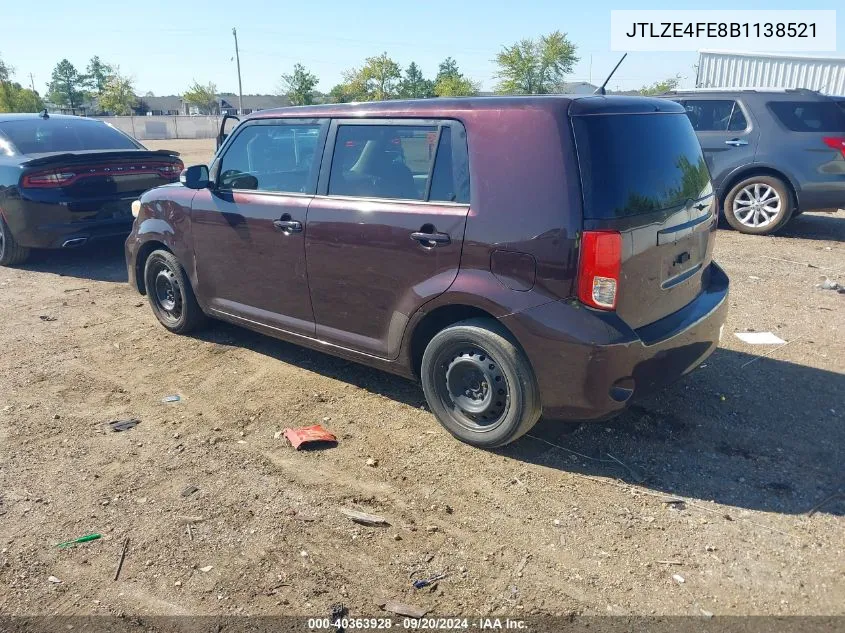 JTLZE4FE8B1138521 2011 Scion Xb