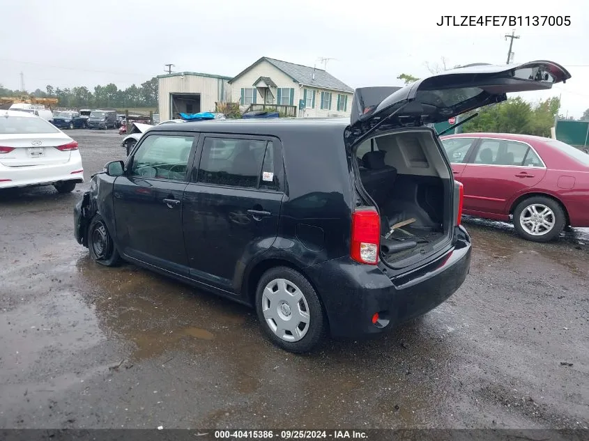 JTLZE4FE7B1137005 2011 Scion Xb