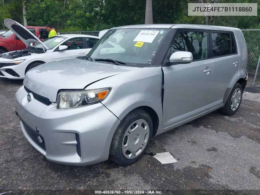 2011 Scion Xb Base (Retail Orders Only) (A4) VIN: JTLZE4FE7B1118860 Lot: 40536760