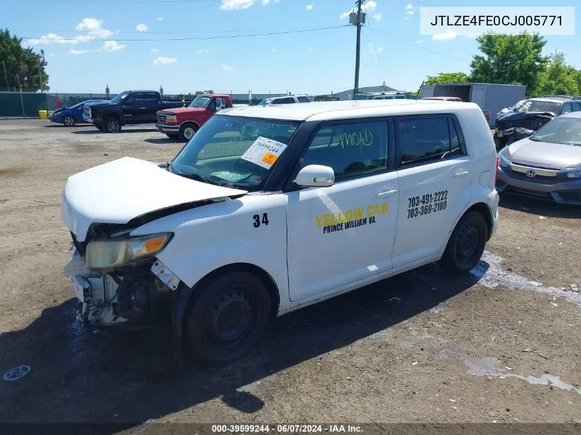 JTLZE4FE0CJ005771 2012 Scion Xb