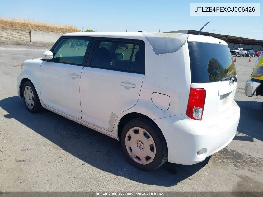 JTLZE4FEXCJ006426 2012 Scion Xb