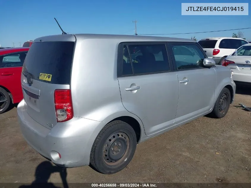 JTLZE4FE4CJ019415 2012 Scion Xb