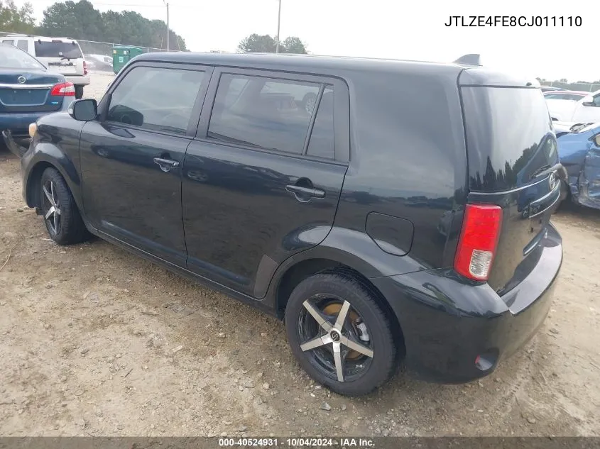 2012 Scion Xb VIN: JTLZE4FE8CJ011110 Lot: 40524931