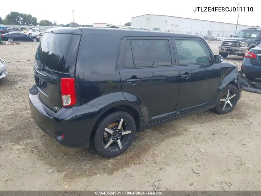 2012 Scion Xb VIN: JTLZE4FE8CJ011110 Lot: 40524931