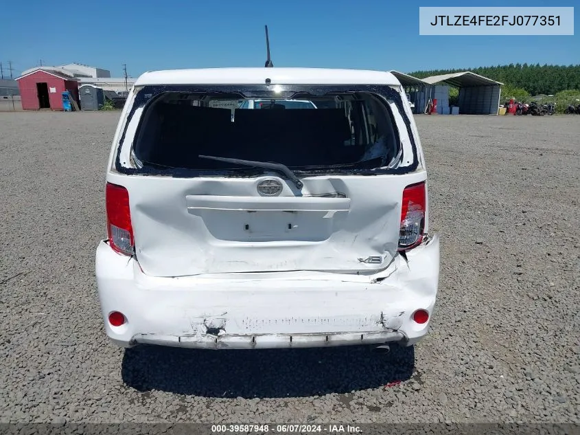 JTLZE4FE2FJ077351 2015 Scion Xb