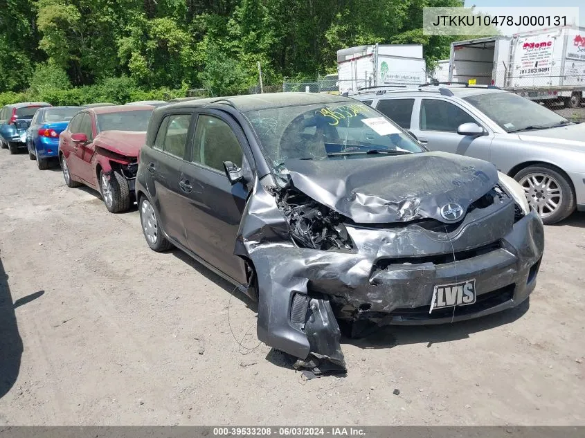 2008 Scion Xd VIN: JTKKU10478J000131 Lot: 39533208