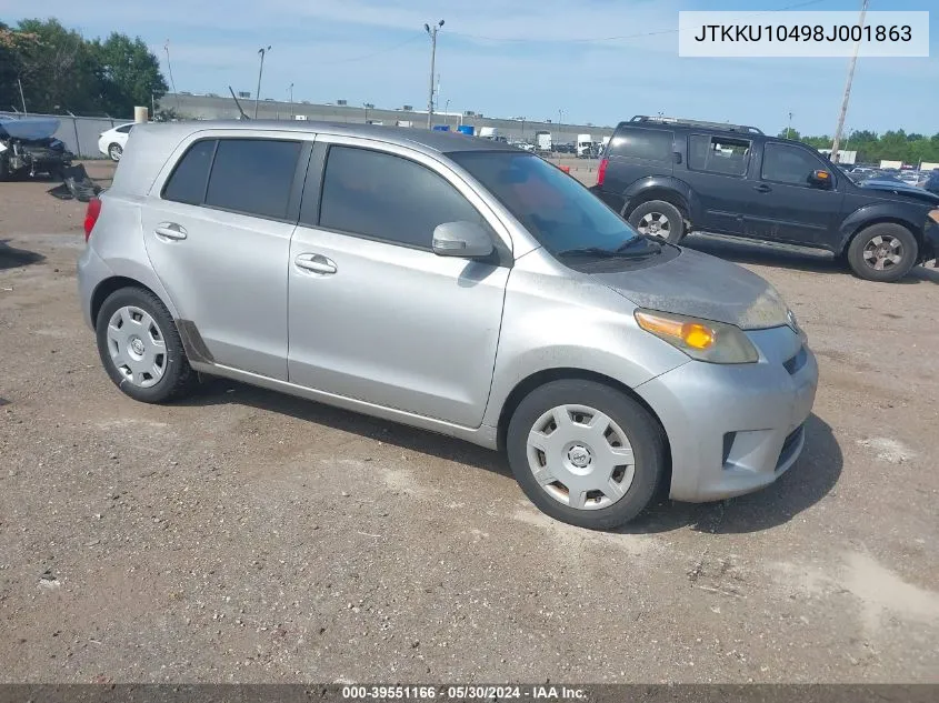 2008 Scion Xd VIN: JTKKU10498J001863 Lot: 39551166