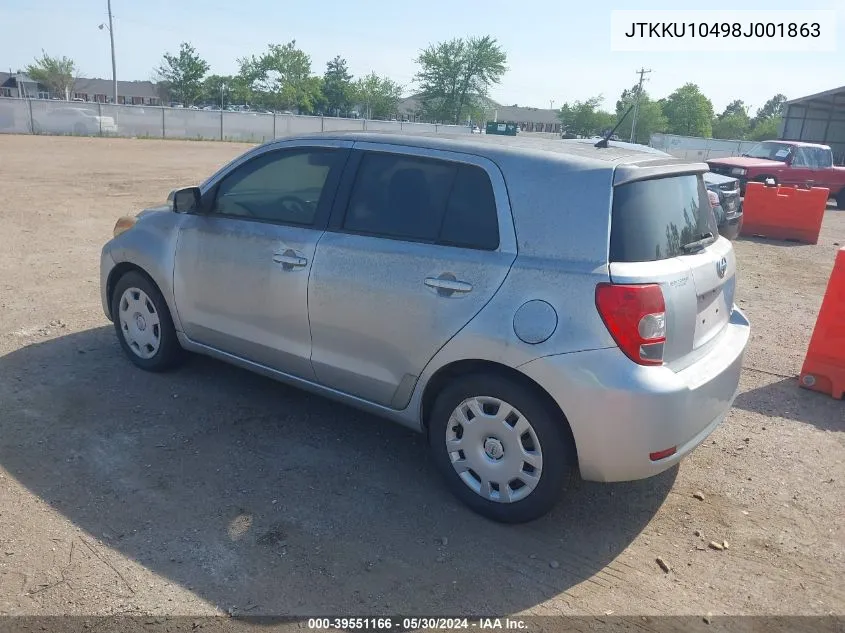 JTKKU10498J001863 2008 Scion Xd