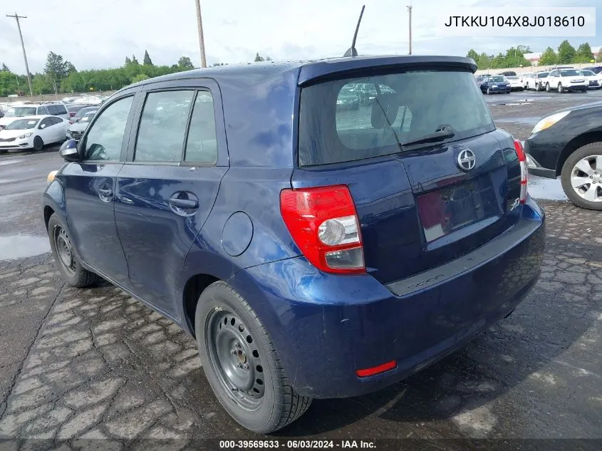 JTKKU104X8J018610 2008 Scion Xd