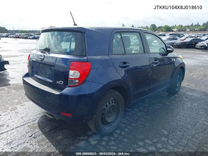 JTKKU104X8J018610 2008 Scion Xd