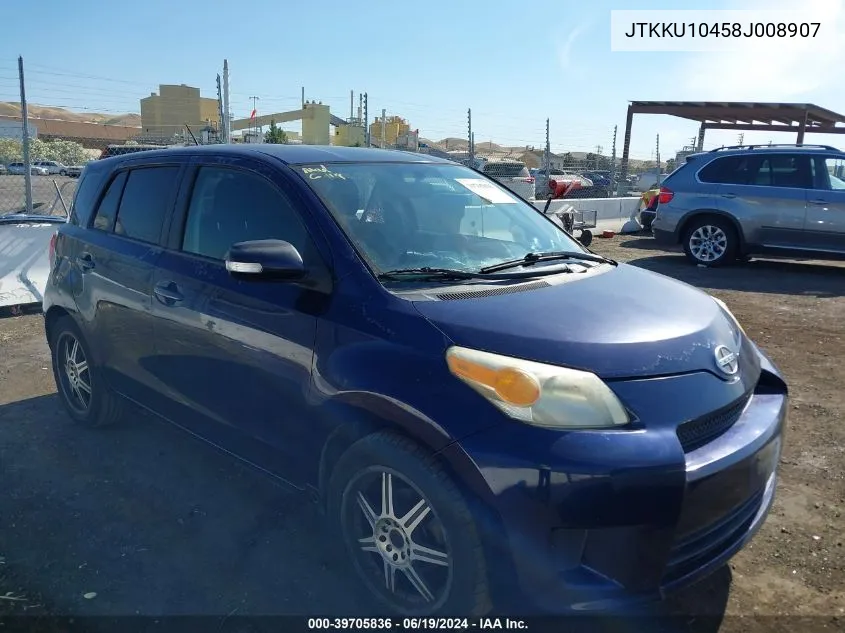 2008 Scion Xd VIN: JTKKU10458J008907 Lot: 39705836