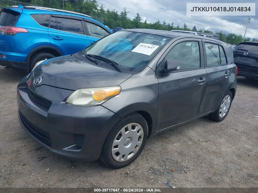 2008 Scion Xd VIN: JTKKU10418J014834 Lot: 39717647